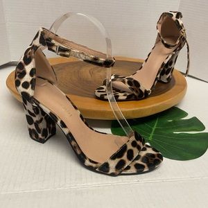 Madden Girl BEELLA Cheetah Leopard Velvet Heels